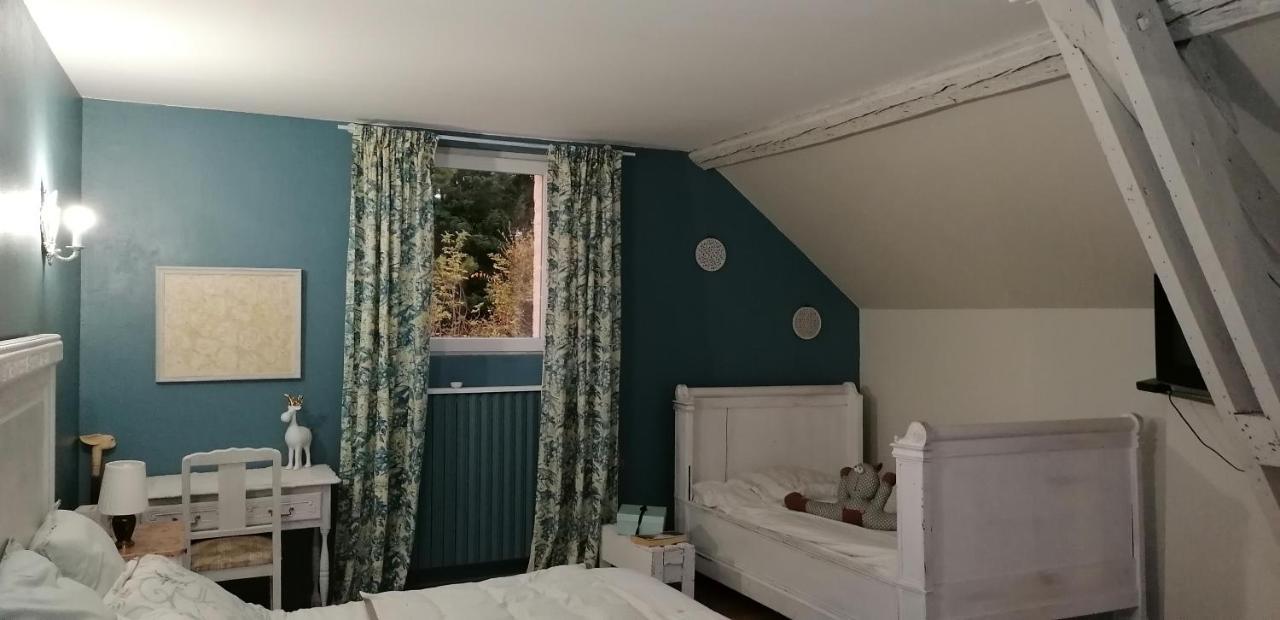 Les Rues-des-Vignes La Chaumiere Du Tordoir B&B 외부 사진